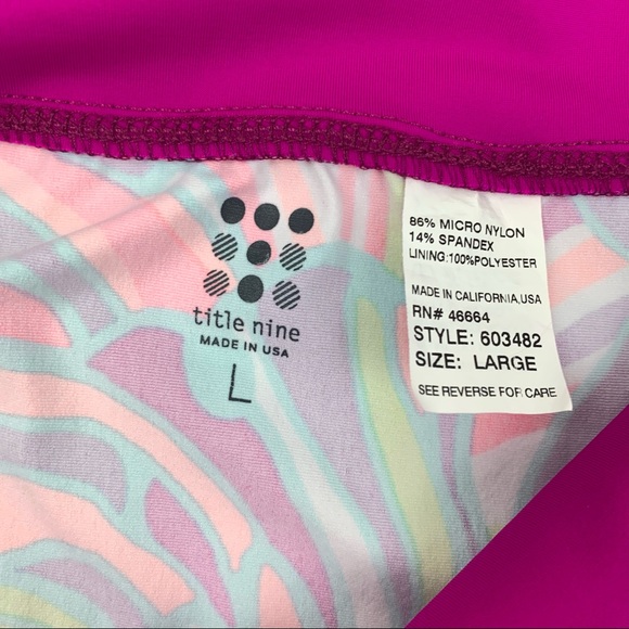 Title Nine Electric Peach Swimsuit Coverup Skirt - Picture 7 of 8